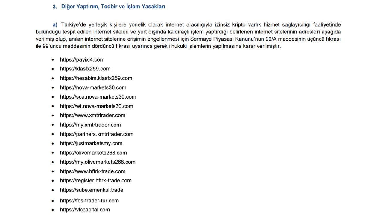 Bản tin CMB liệt kê các trang web liên quan đến tiền số bị chặn