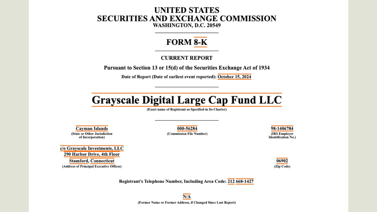 Grayscale đã yêu cầu chuyển đổi quỹ GLDC của mình thành ETF