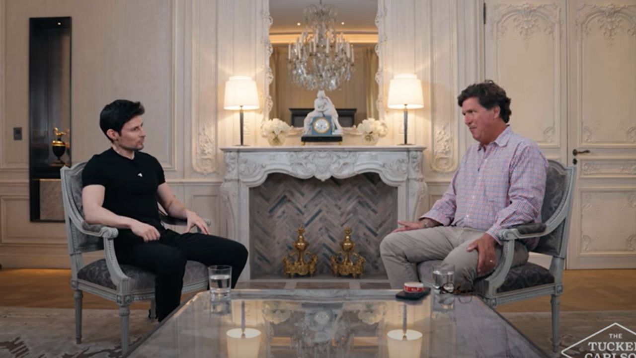 Pavel Durov xuất hiện trên The Tucker Carlson Show vào ngày 9 tháng 6 năm 2025