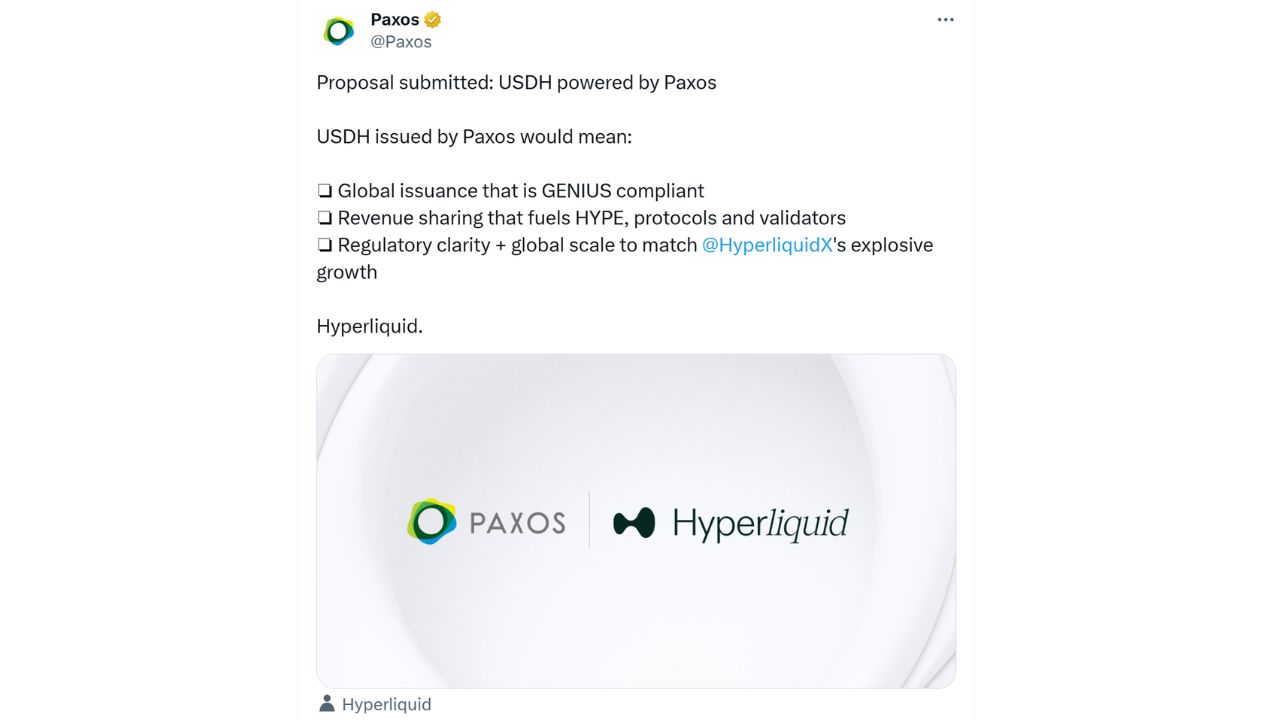 Paxos đề xuất đồng tiền ổn định USDH