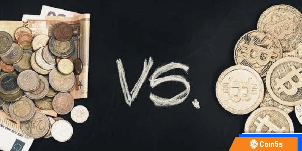 Sự khác biệt giữa tiền Fiat và tiền Crypto