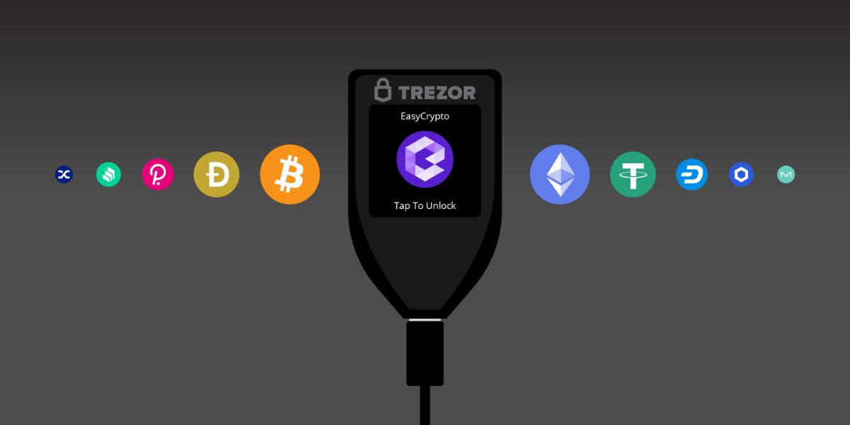 Chỉ có Trezor Model T mới hỗ trợ tiền số XRP | Nguồn: hub.easycrypto