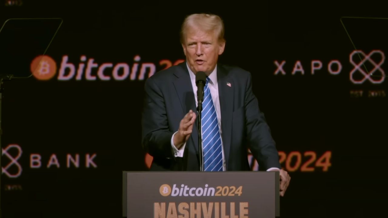 Trump phát biểu tại Hội nghị Bitcoin năm 2024