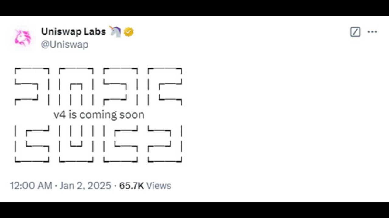 Uniswap hé lộ phiên bản v4 ra mắt vào năm 2025